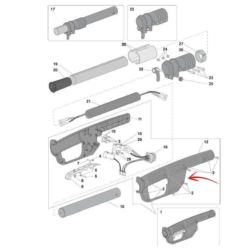 HANDLE SHELL MURCIELAGO (5400254+5400255)