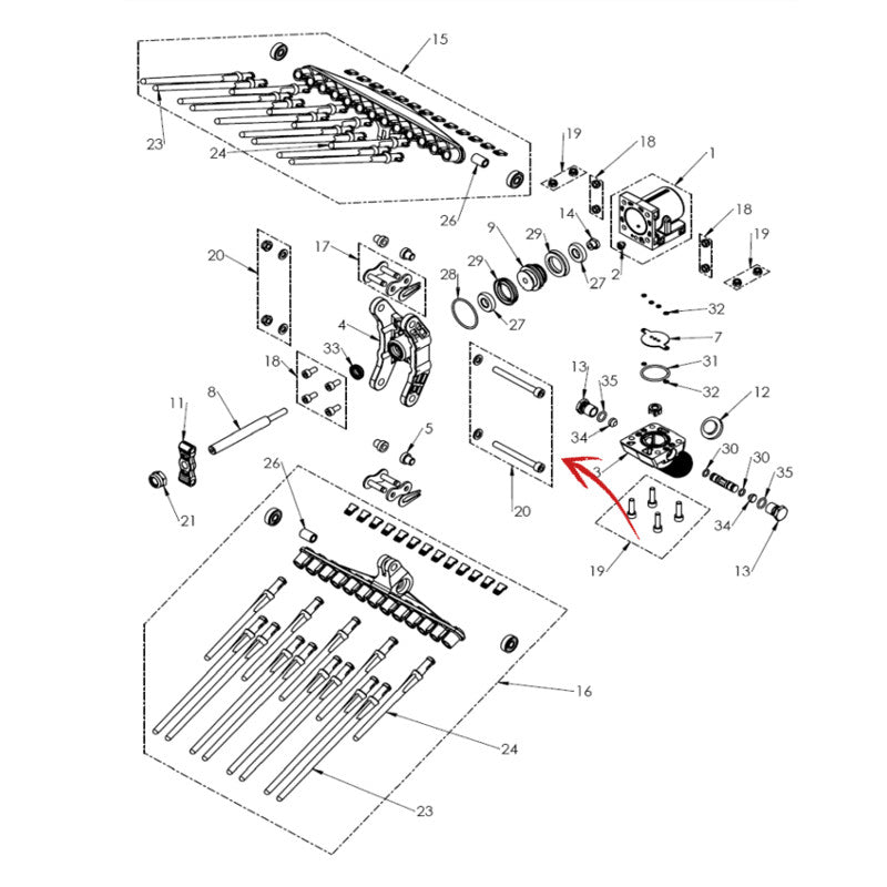 OLIVANCE SUPPORT SCREWS FOR COMB (100.OPKITVCS)