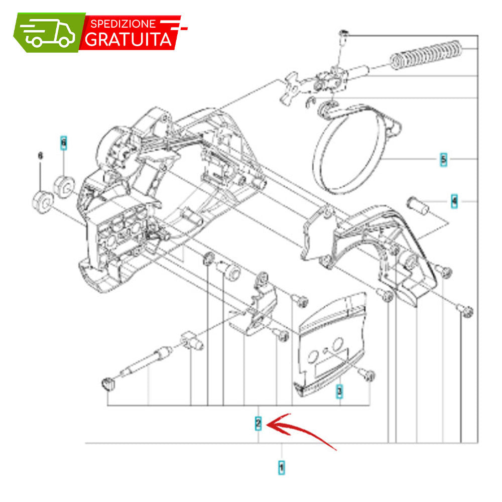 KIT Kettenspanner HUSQVARNA 135 II