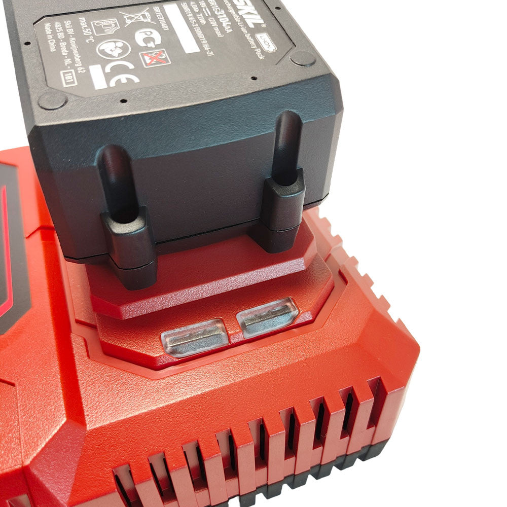 KIT BATTERIA  4 AH E CARICABATTERIA RAPIDO SKIL