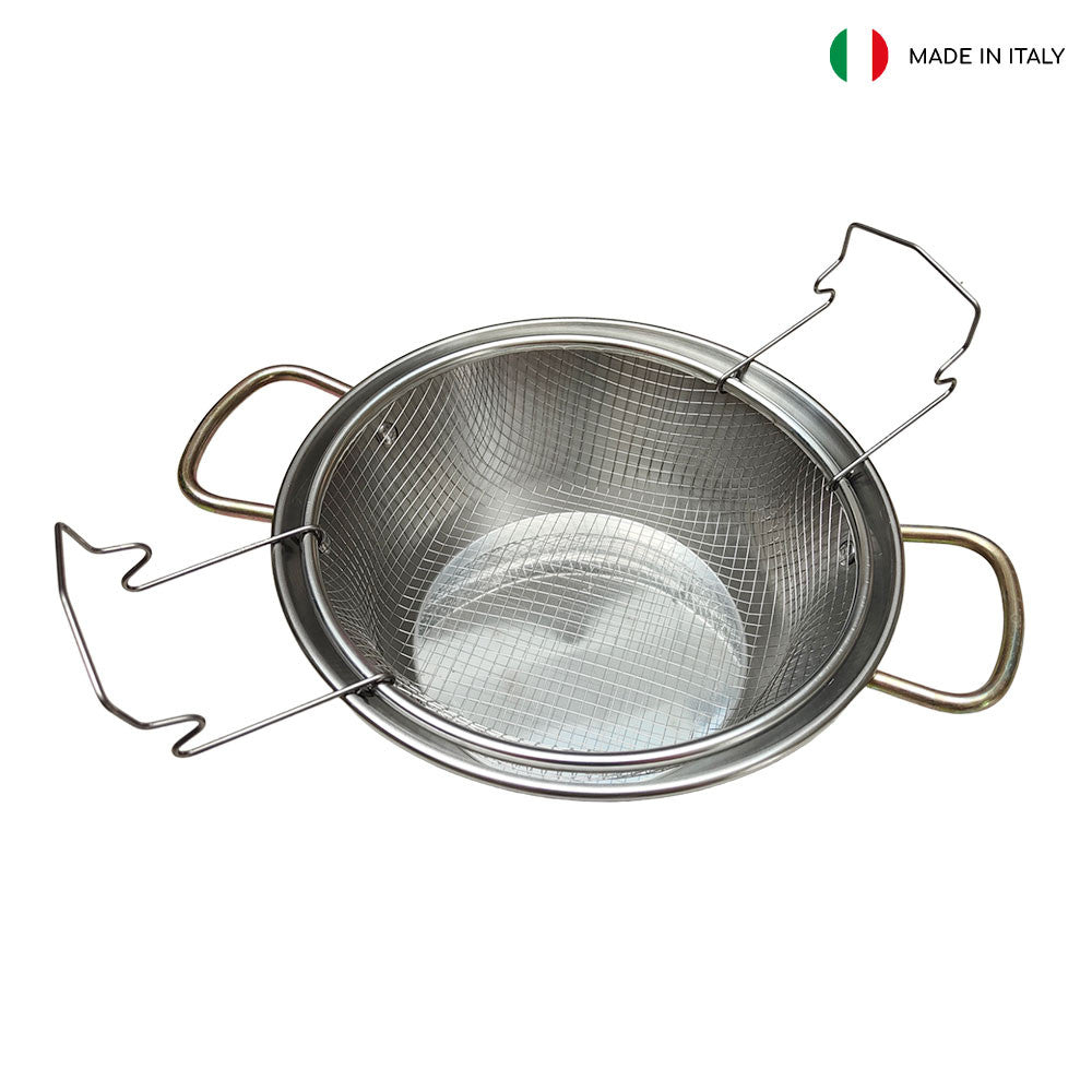 FRIGGITRICE INOX CON CESTELLO CM.30