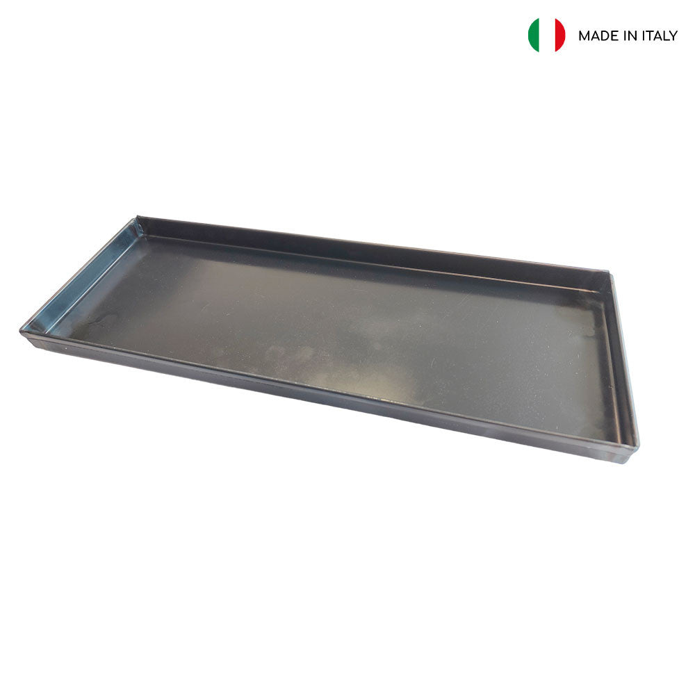 TEGLIA LAMIERA BLU S/DIAGONALE 40x15x2
