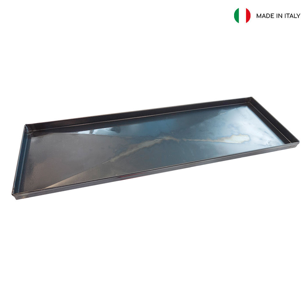 TEGLIA LAMIERA BLU C/DIAGONALE 60x20x2