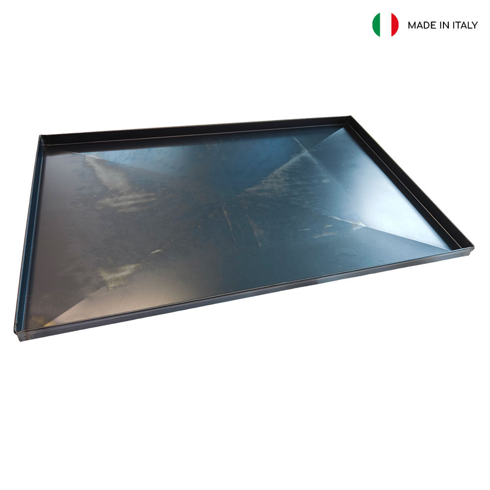 TEGLIA LAMIERA BLU C/DIAGONALE 60x40x2