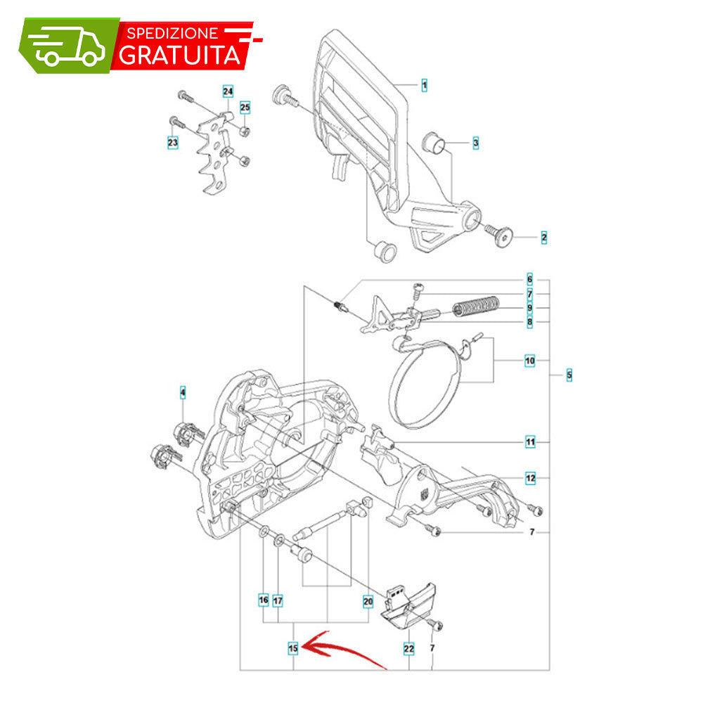 KIT TENDICATENA HUSQVARNA 562 XP
