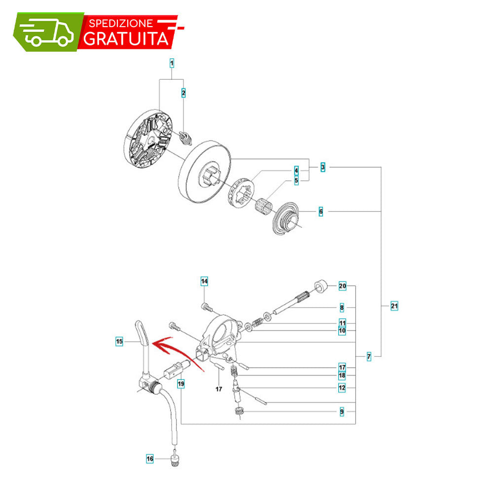 HUSQVARNA 562 XP OIL PUMP HOSE