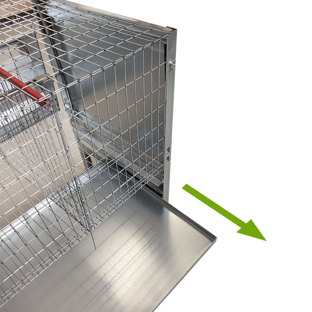 CAGE RURALE POUR POULES PONDEUSES 97x75x78h