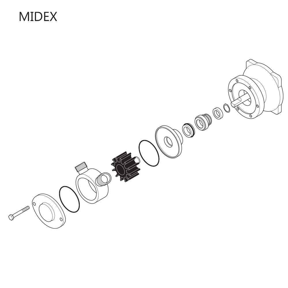EP-MIDEX EINPHASIG 1400 U/min (BY-PASS)