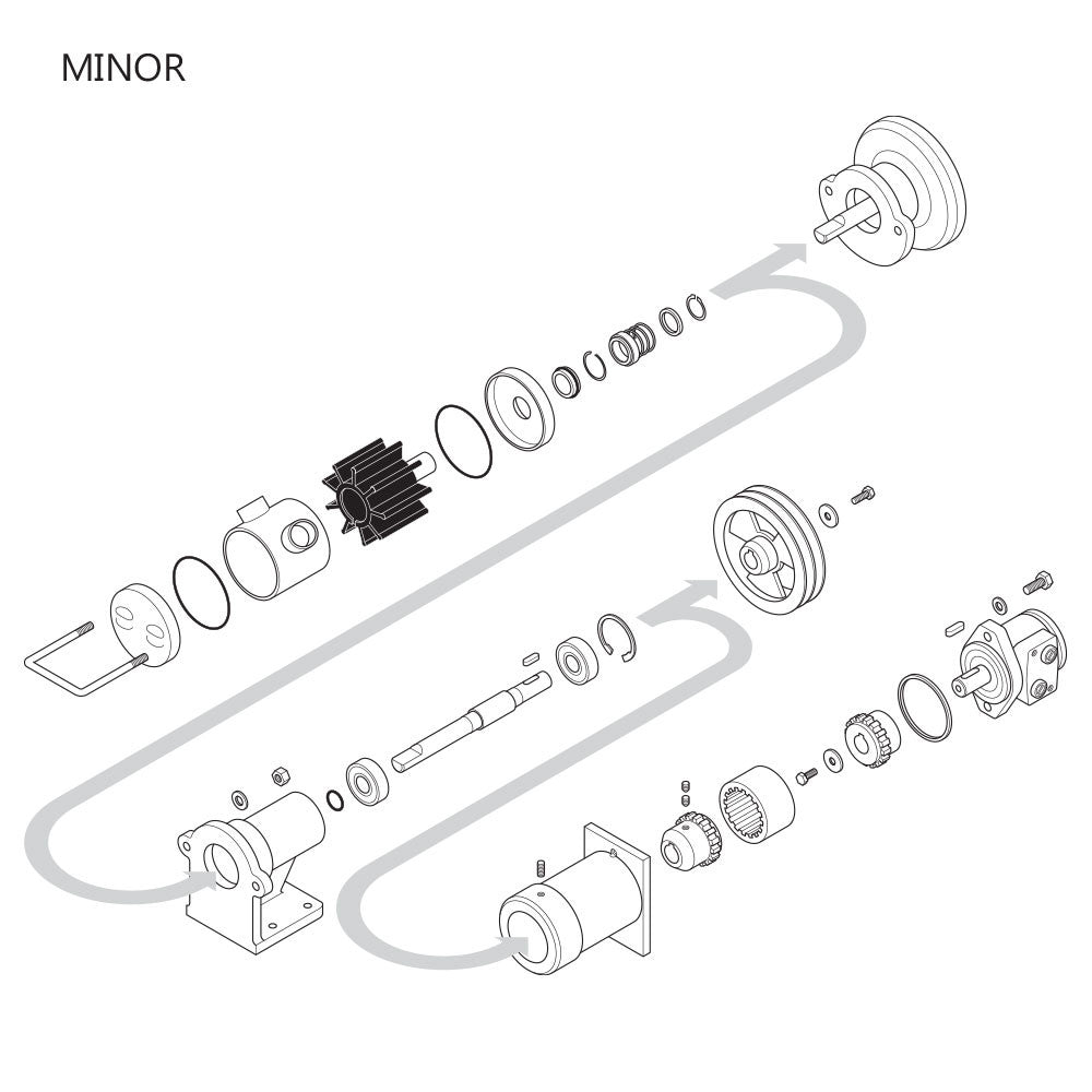 GR-MINOR40 220V IMPIANTO CE (STOP A SECCO) 700 GIRI