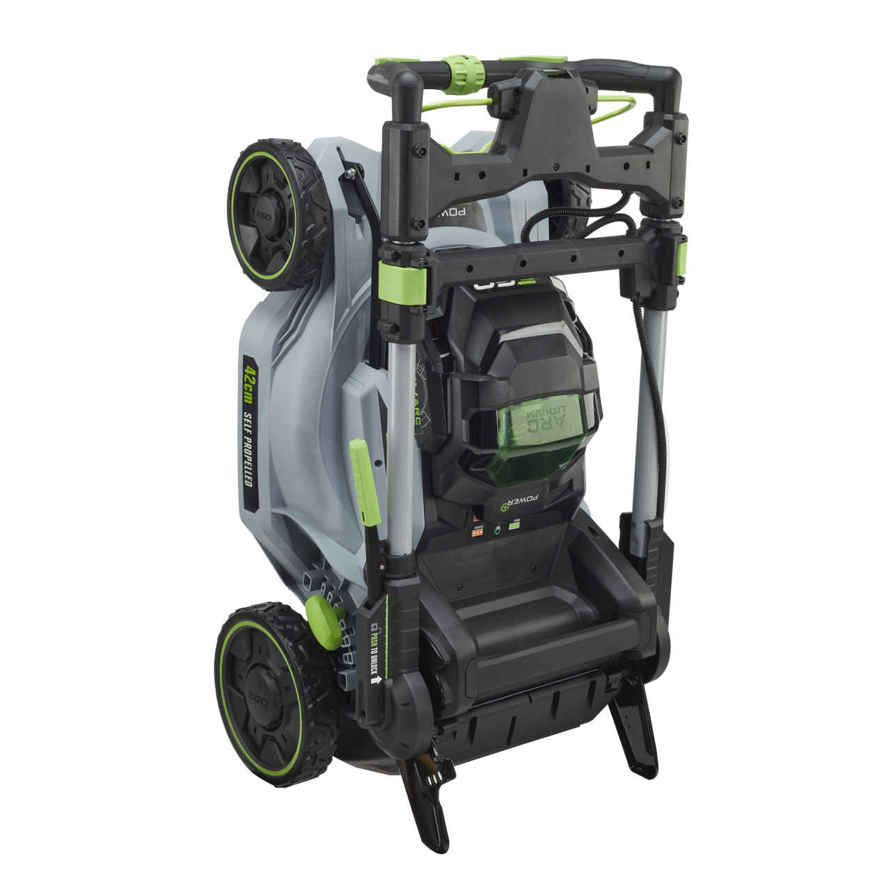 KIT RASAERBA EGO LM 1702 E SP CON BATTERIA 4 AH E CARIC. STANDARD