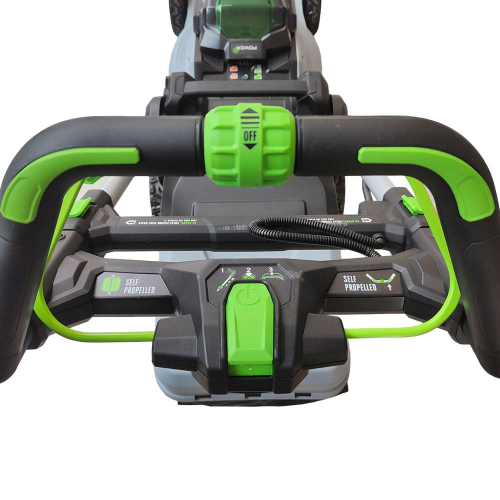 KIT RASAERBA EGO LM 1702 E SP CON BATTERIA 4 AH E CARIC. STANDARD