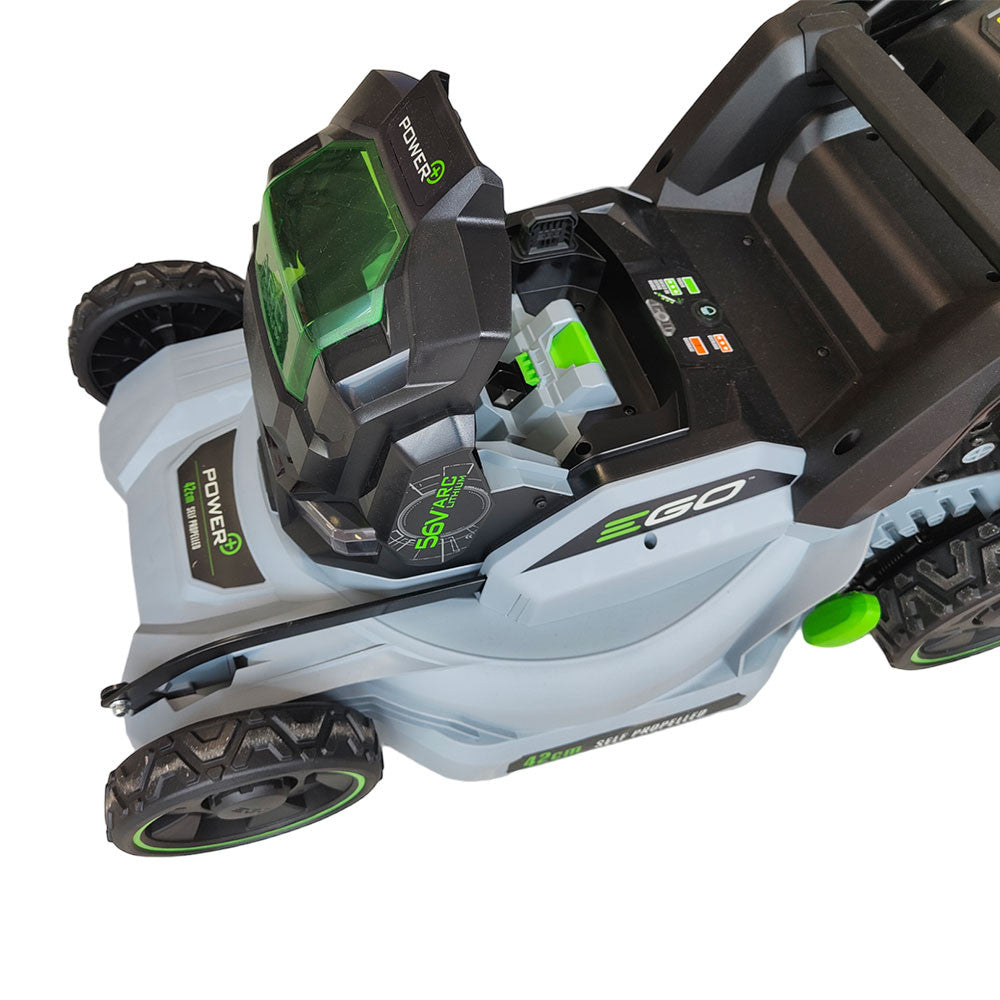 KIT RASAERBA EGO LM 1702 E SP CON BATTERIA 4 AH E CARIC. STANDARD