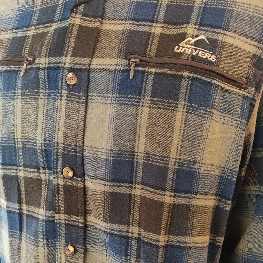 CHEMISE FLANELLE ÉCOSSAISE VERTE