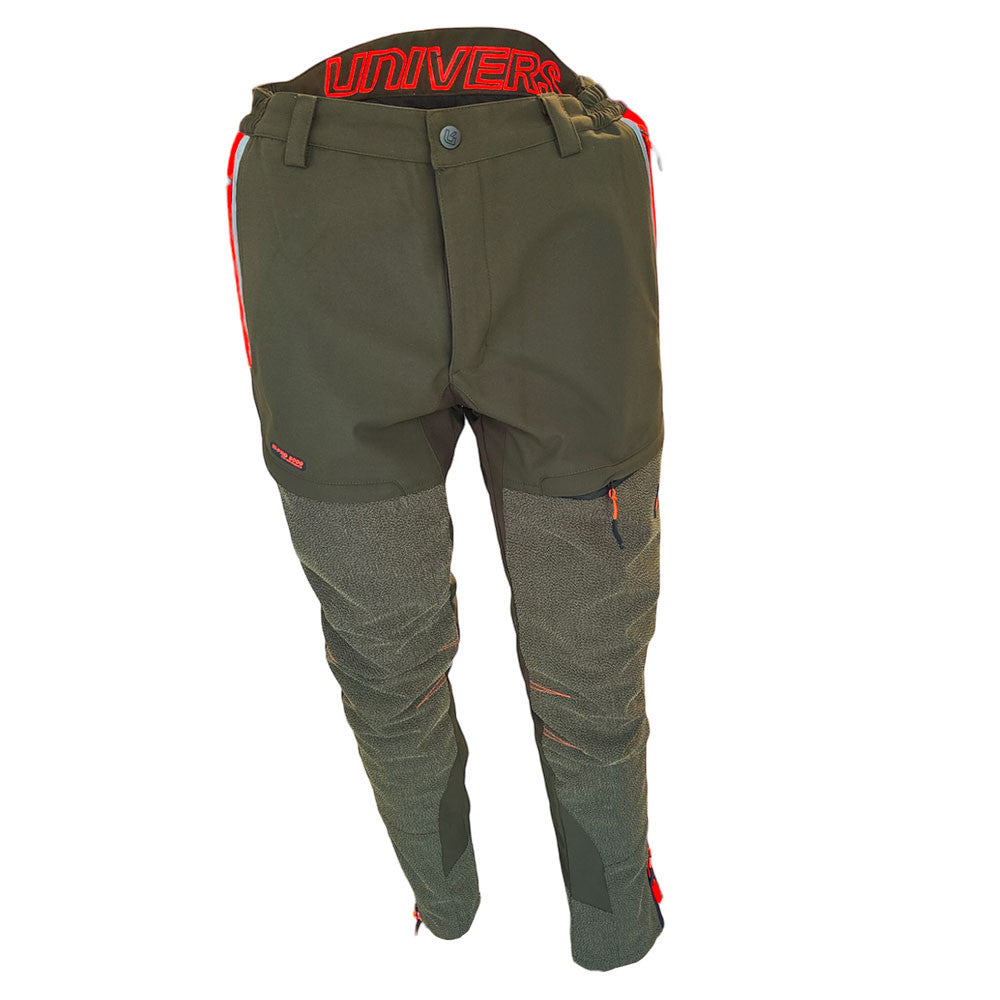 PANTALON PERFORMTEX U-TEX VERTE ORANGE