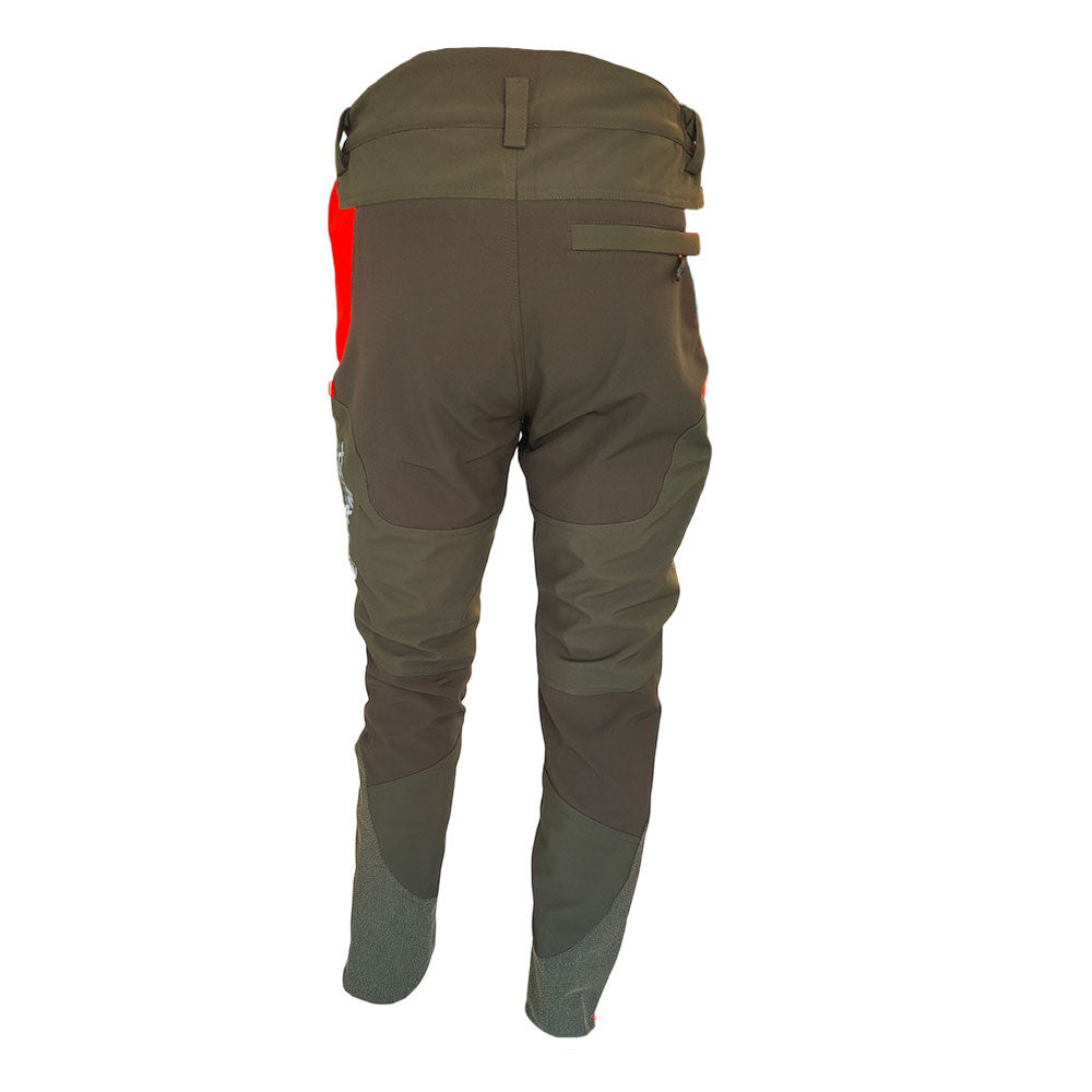 PANTALON PERFORMTEX U-TEX VERTE ORANGE