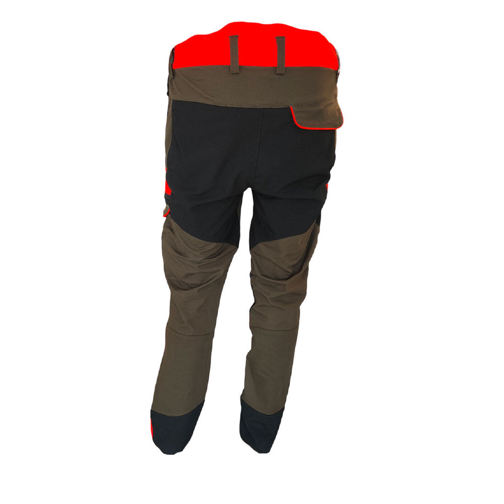 PANTALON TOFANE VERT/ORANGE