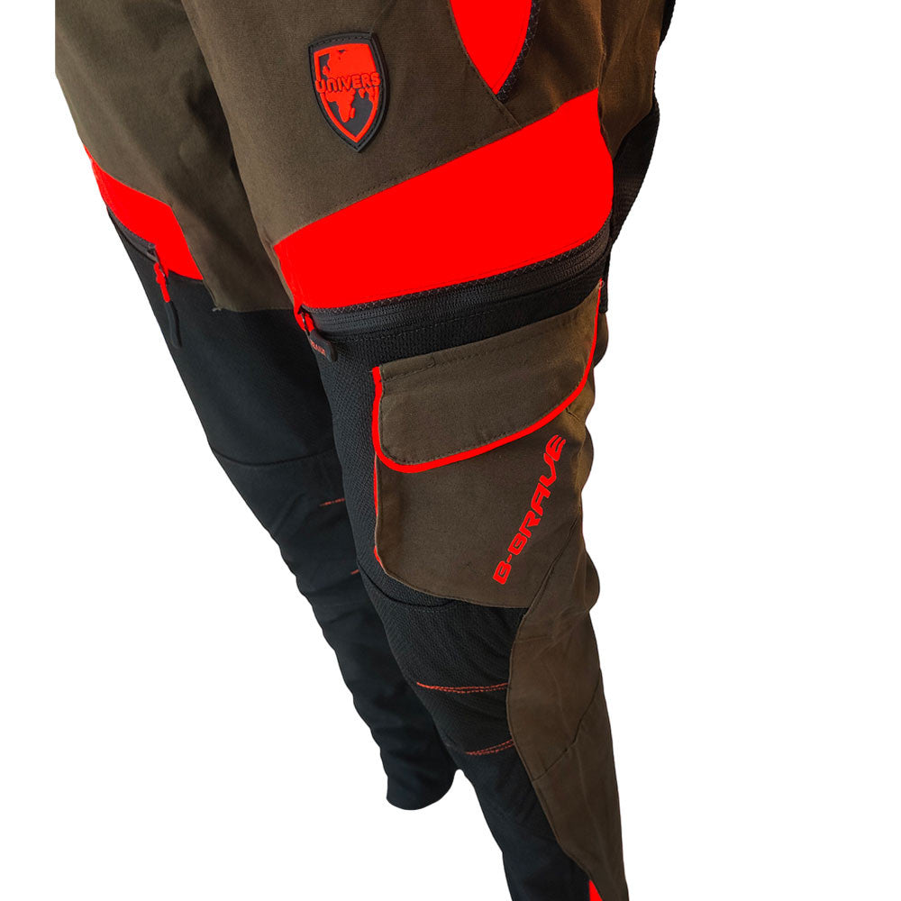 PANTALON TOFANE VERT/ORANGE