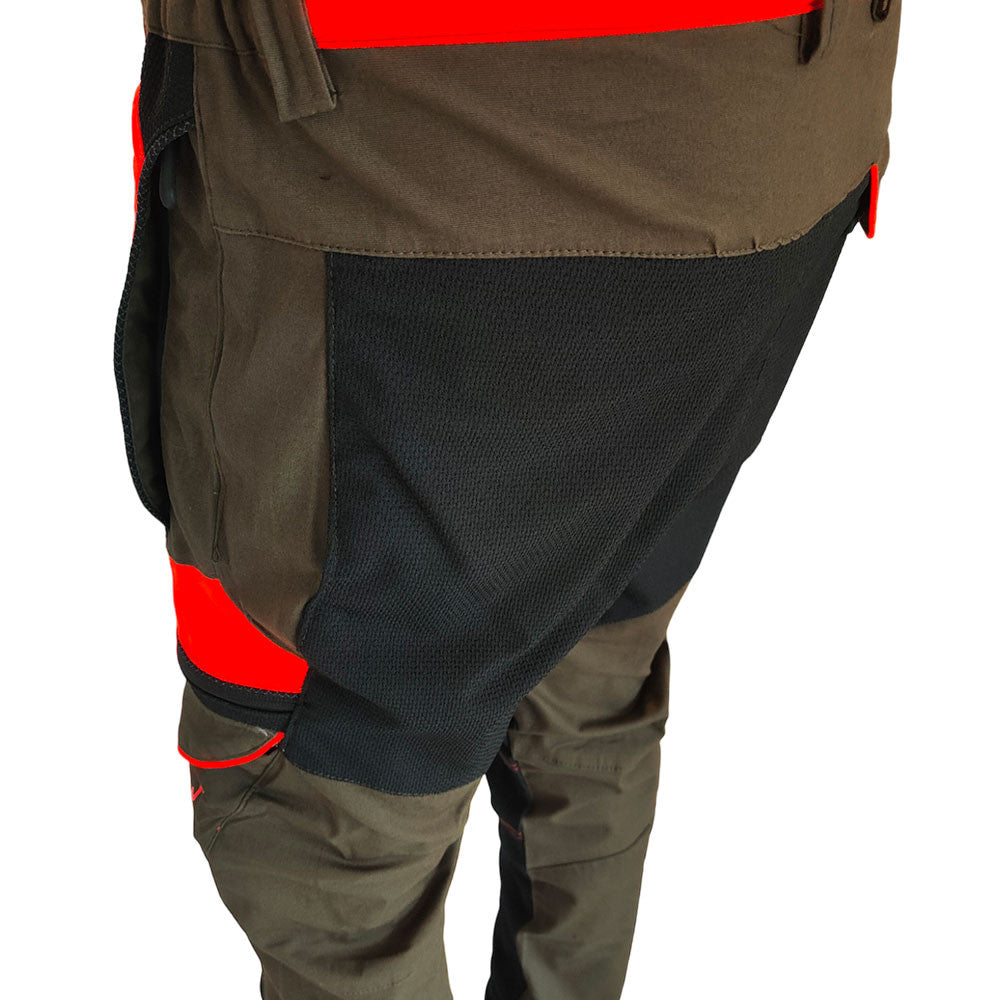 PANTALON TOFANE VERT/ORANGE