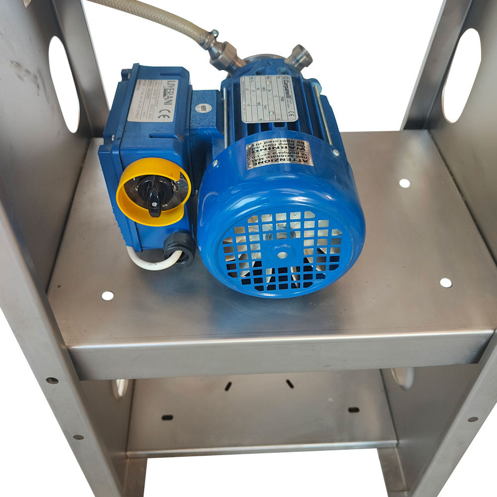 STAINLESS STEEL FILLER FOR OIL 2 SIPHONS WITH PUMP