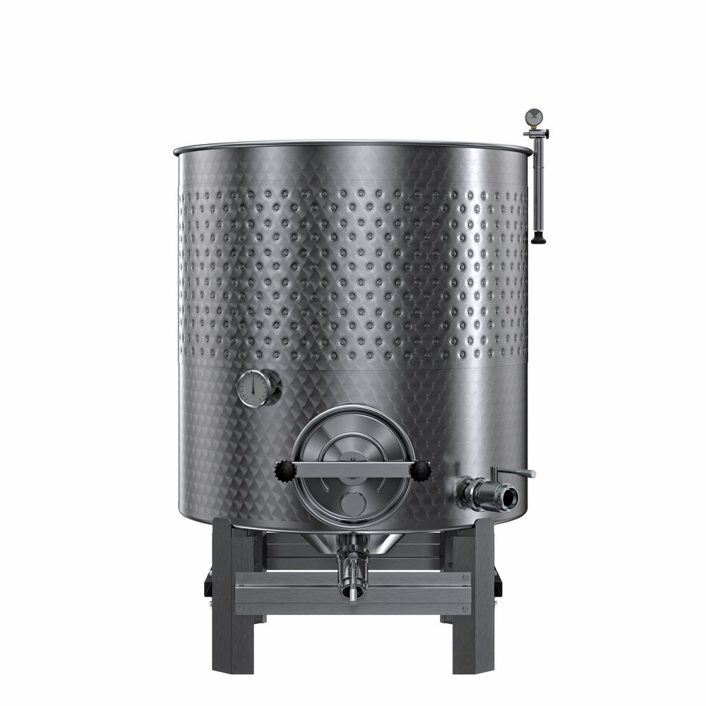 SERBATOIO INOX SEMPREPIENO AD ARIA "OPTIONAL" CON FASCIA LT 500 FONDO BOMBATO