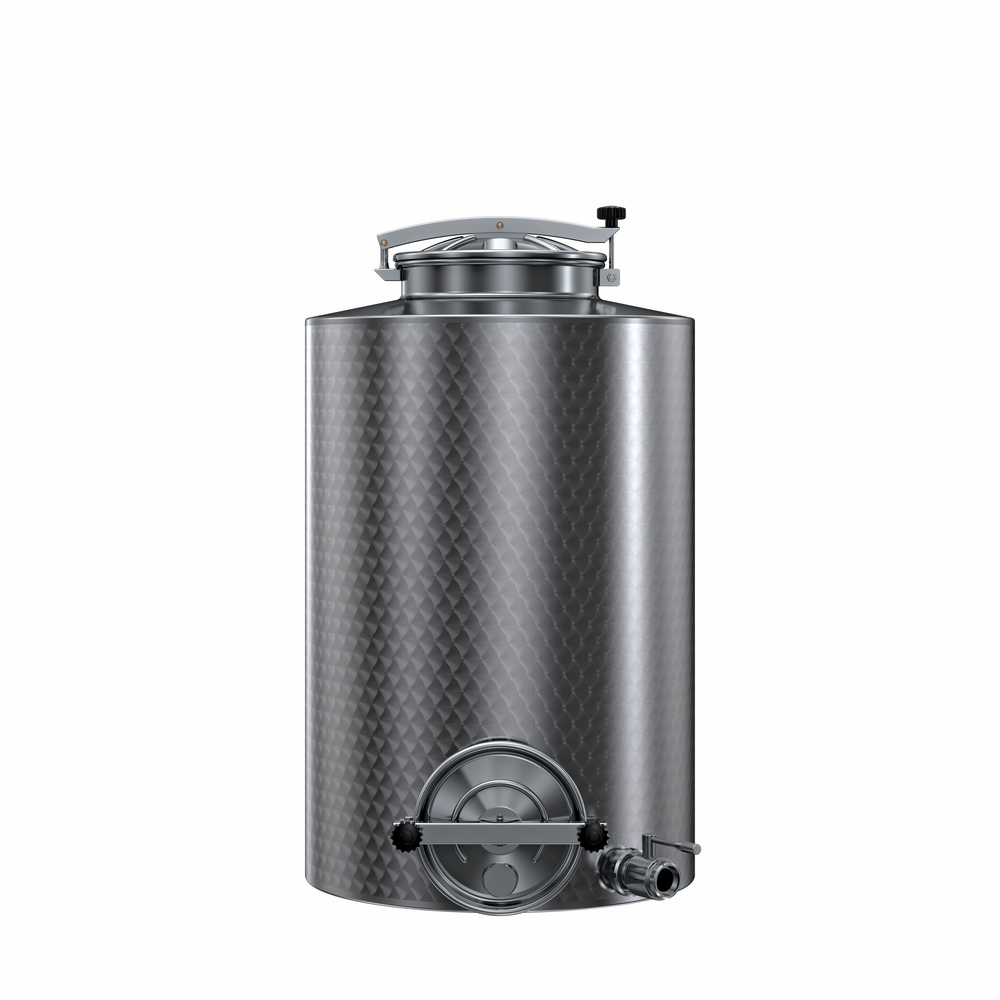 SERBATOIO INOX STOCCAGGIO "OPTIONAL" LT 550 FONDO PIANO