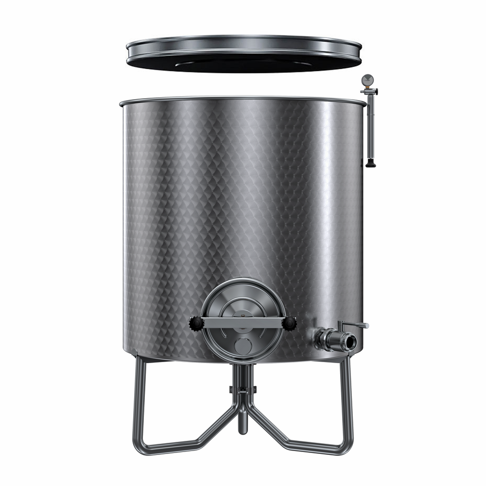 SERBATOIO INOX SEMPREPIENO AD ARIA "OPTIONAL" LT 600 FONDO PIANO
