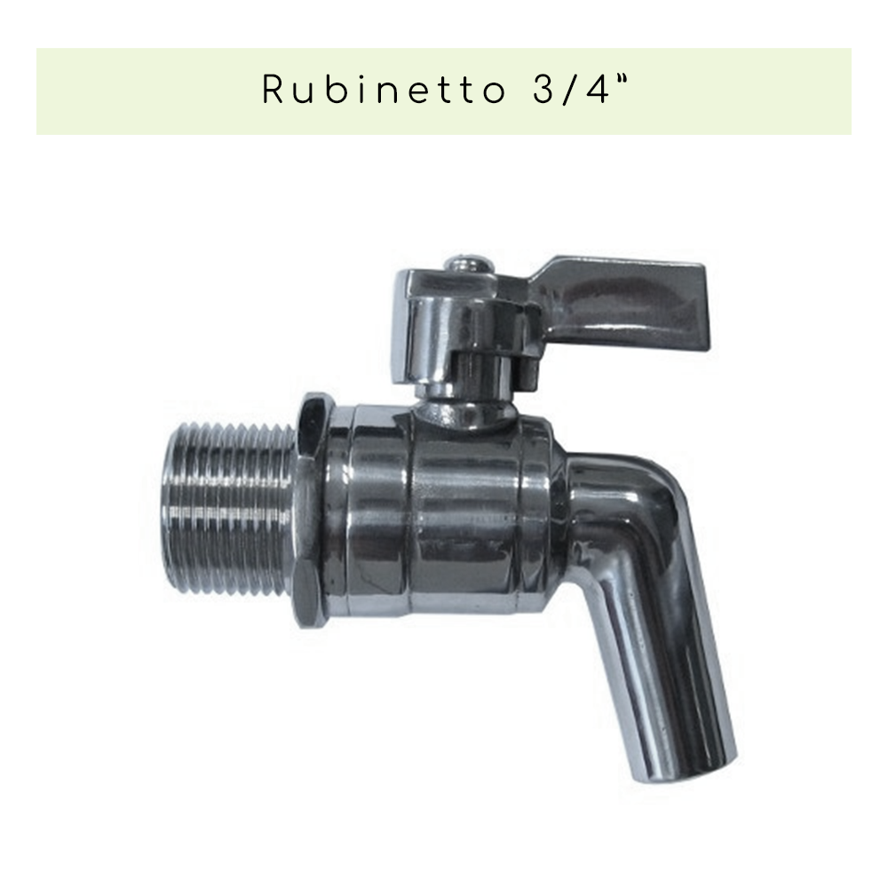 SERBATOIO INOX SEMPREPIENO AD ARIA CON FASCIA LT 400A FONDO CONICO