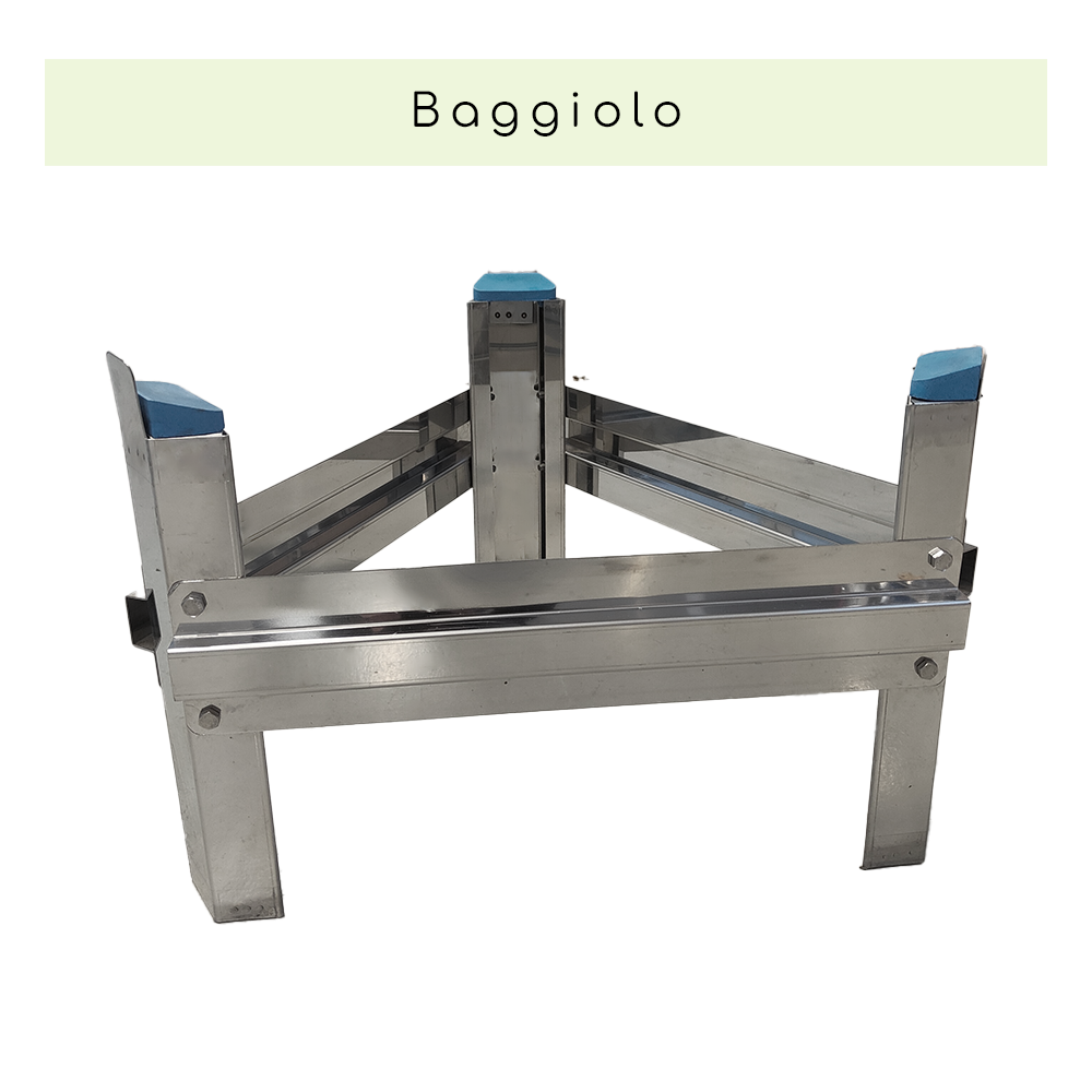 SERBATOIO INOX SEMPREPIENO AD ARIA CON FASCIA LT 500 FONDO BOMBATO