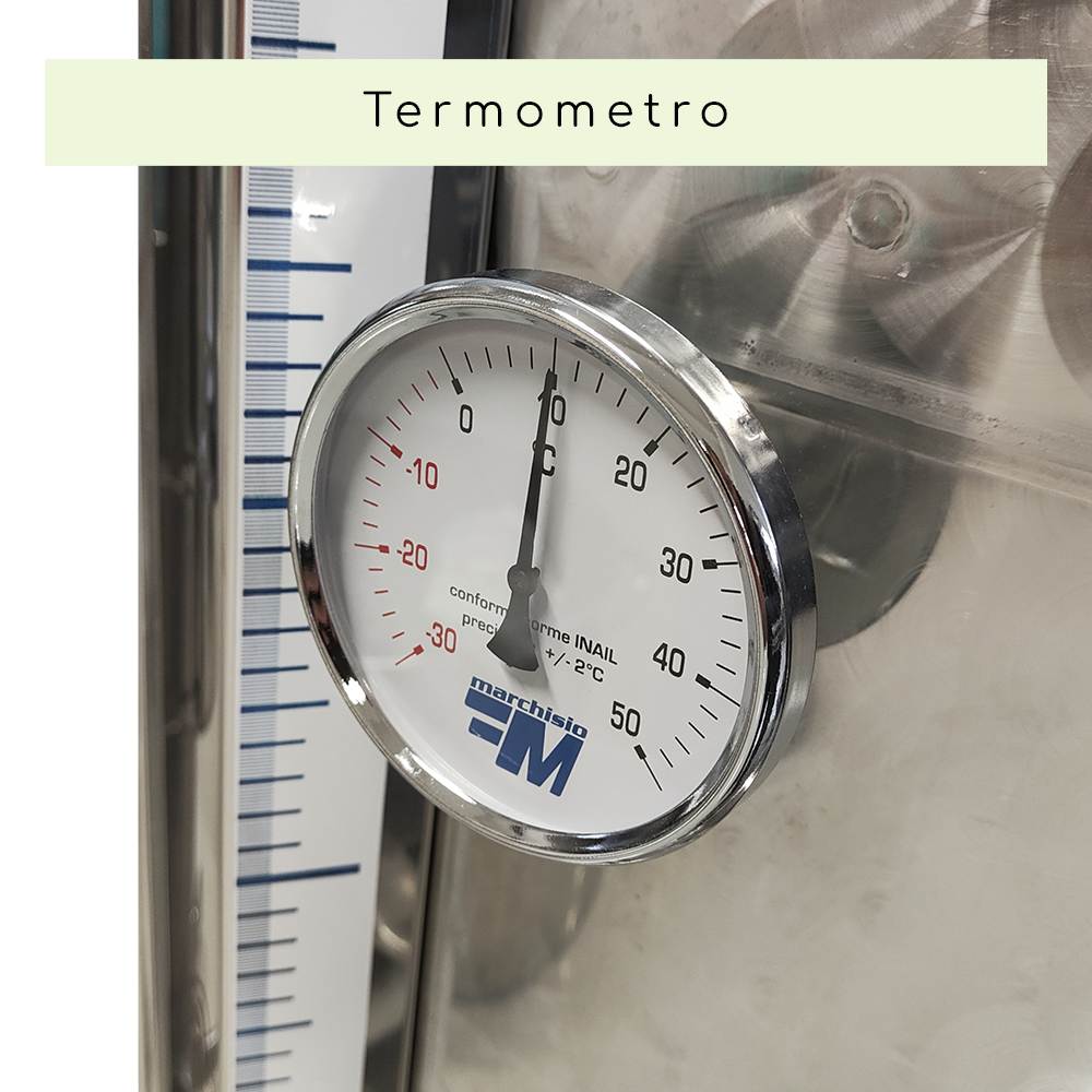 SERBATOIO INOX STOCCAGGIO CON FASCIA LT 450B FONDO CONICO