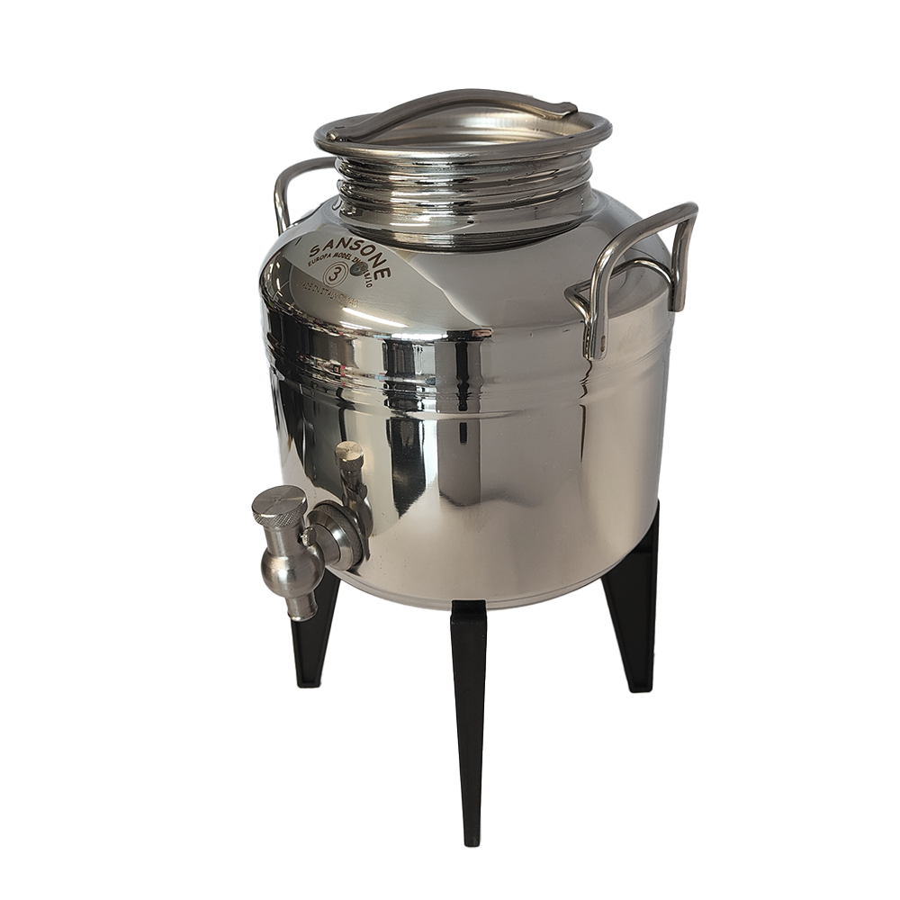FUSTO INOX LT. 3 SALDATO "SUPER"