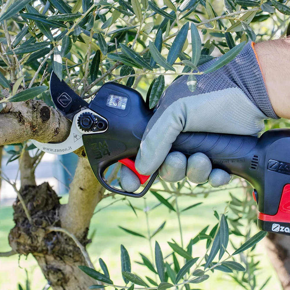 ELECTRONIC PRUNER ZM-34 WITH 2 BATTERIES