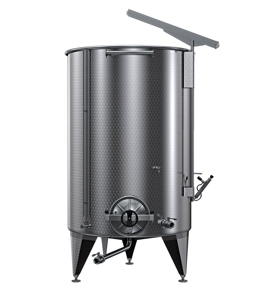 SERBATOIO INOX SEMPREPIENO AD ARIA "OPTIONAL" LT 1500 FONDO CONICO