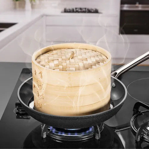 BAMBOO STEAMER DIAM. 20 TWO BASKETS