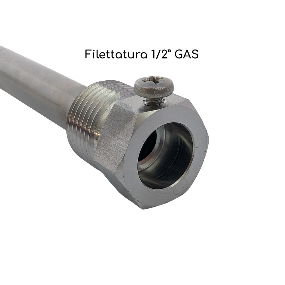 ANALOG THERMOMETER FOR STAINLESS STEEL TANKS