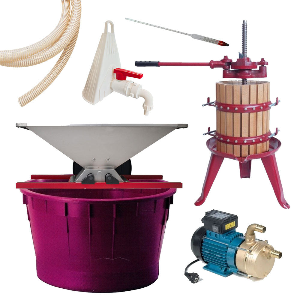 KIT VENDEMMIA INOX "HOBBY"
