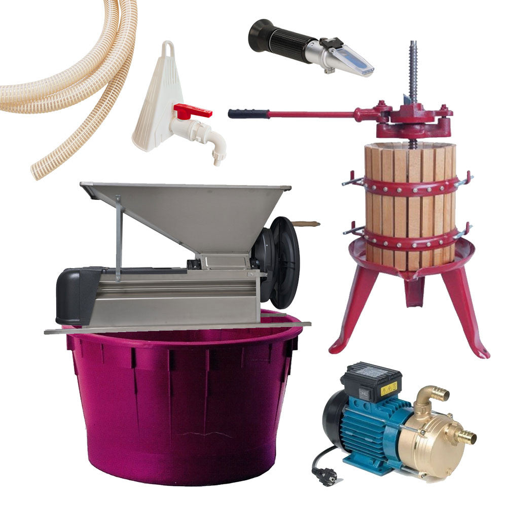KIT VENDEMMIA INOX "SEMI-PRO"