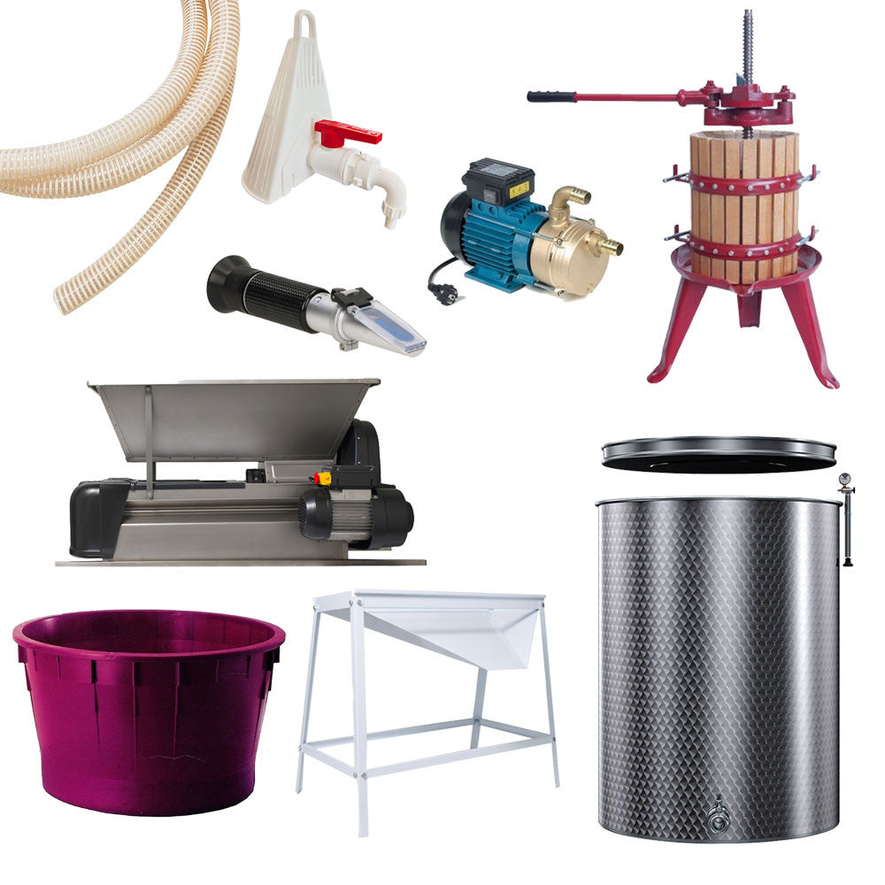 KIT VENDEMMIA INOX "PRO" + SPA