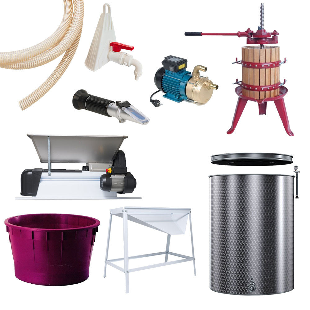 KIT TRAUBENERNTE SMALTO-INOX "PRO" + SP