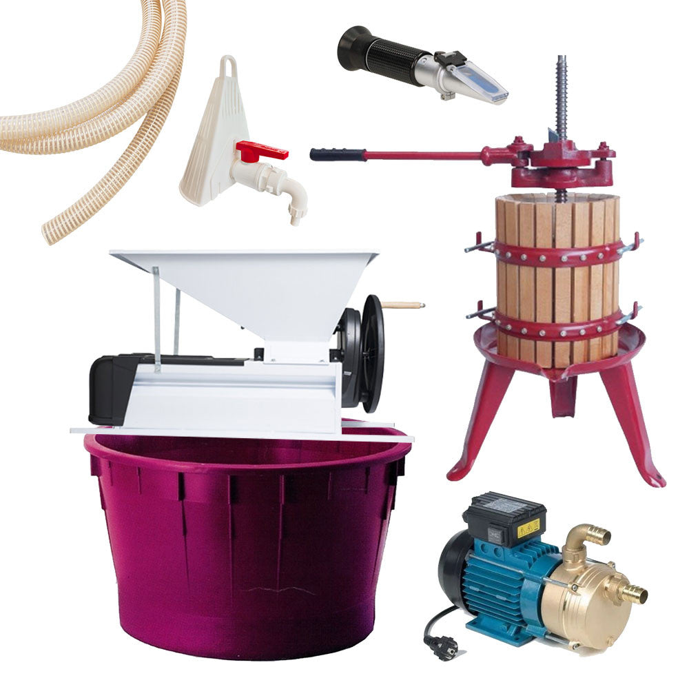 KIT TRAUBENERNTE EMAILLE "SEMI-PRO"