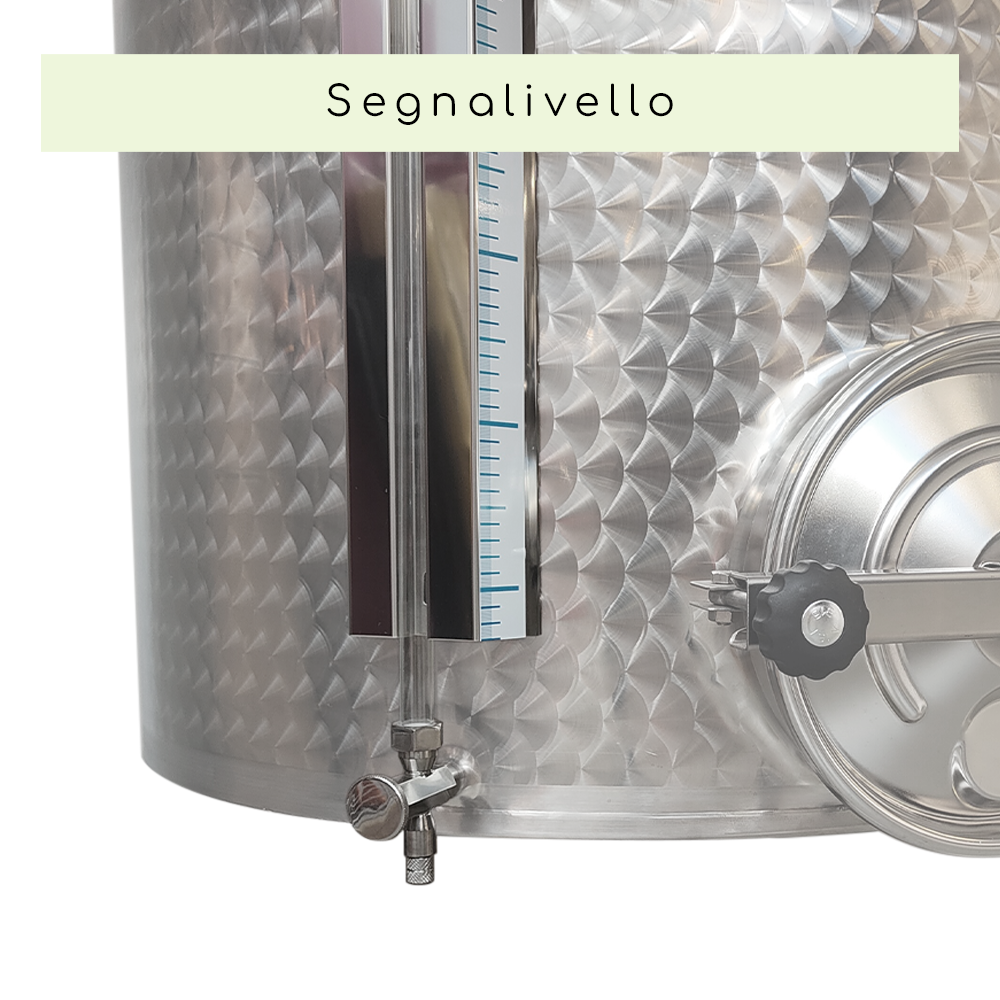 SERBATOIO SEMPREPIENO AD ARIA FONDO PIANO CUSTOM Ø 1800 DA 5000 A 7500LT