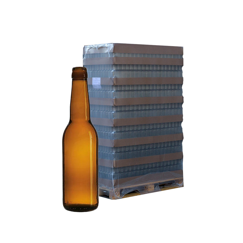 BEER BOTTLE PALLET - LONG NECK 500ML THERMOPACK