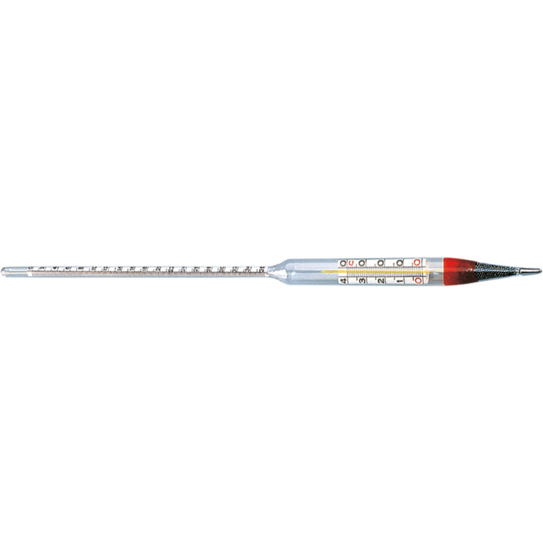 LONG MUSTIMETER WITH THERMOMETER FERRARI