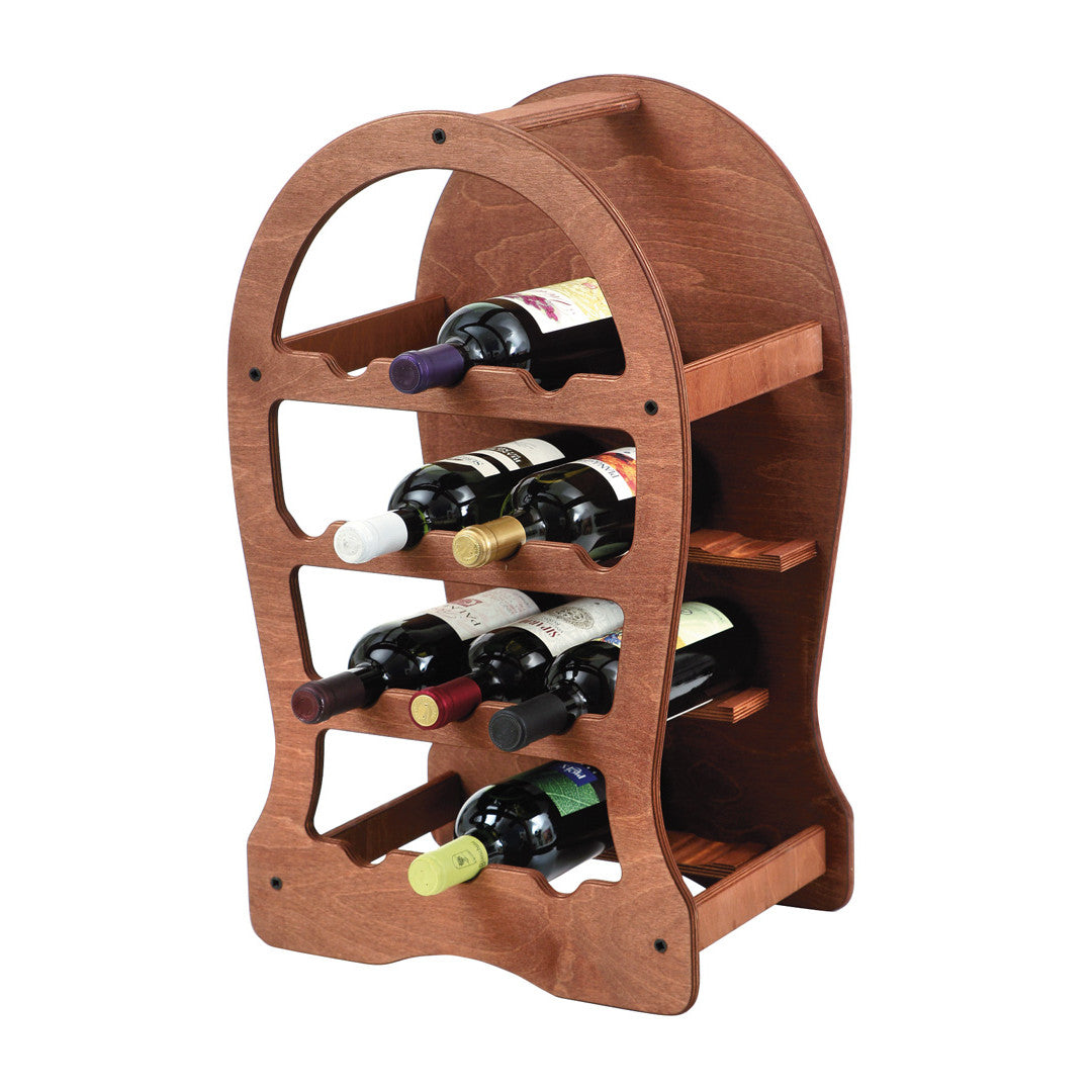 WOODEN WINE RACK 13 BOTTLES FERRARI