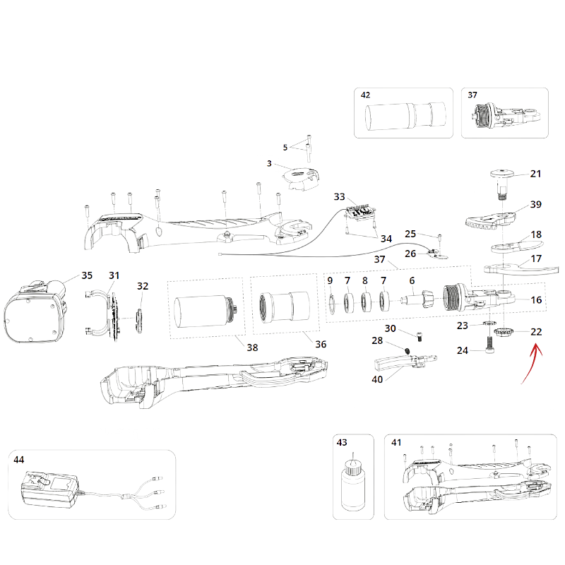 DADO LAMA FORBICE ZM-25/ZE-25 (5315571)