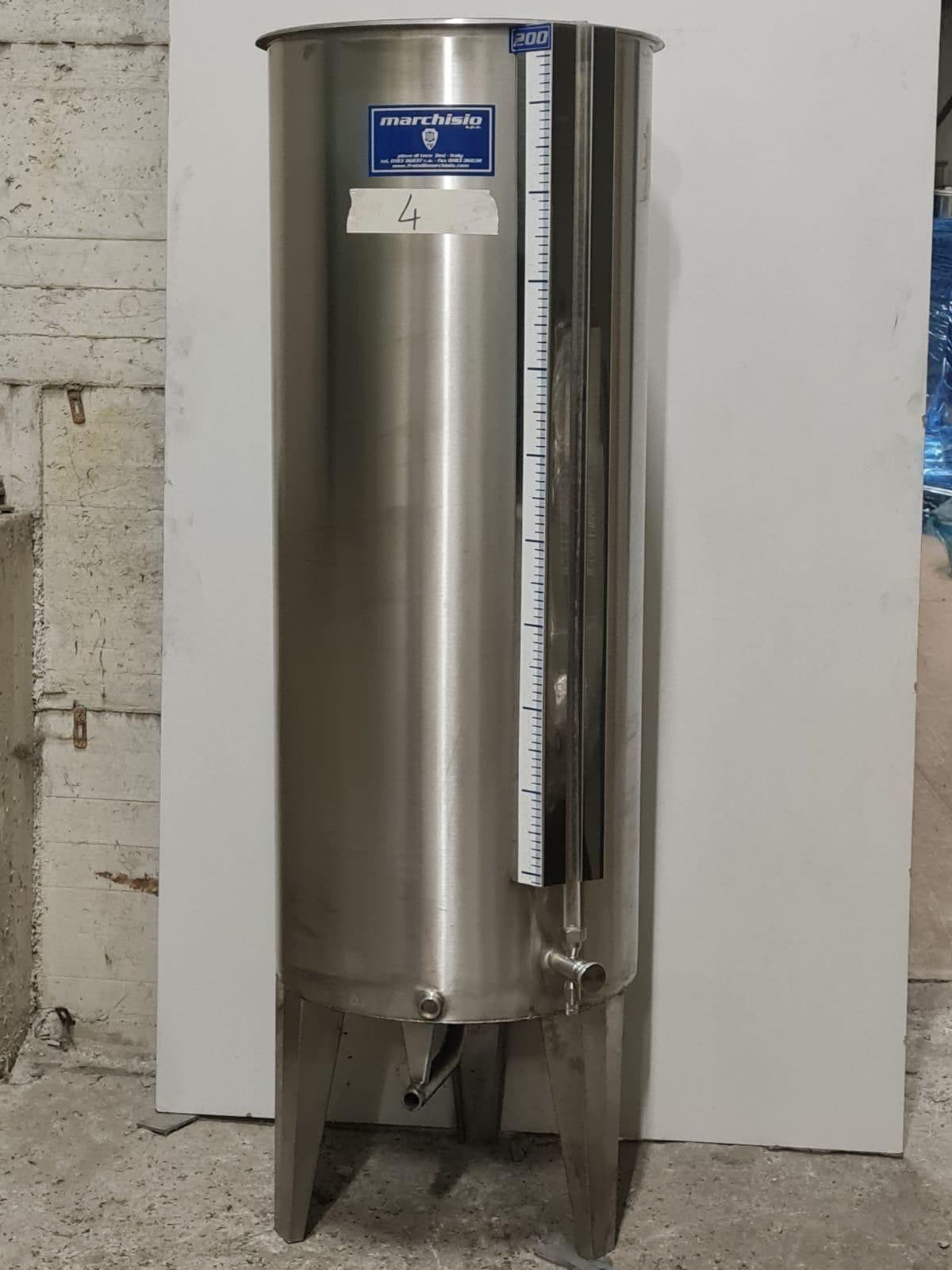 EDELSTAHLBEHÄLTER LT 200A MIT KONISCHEN DECKEL - OUTLET04