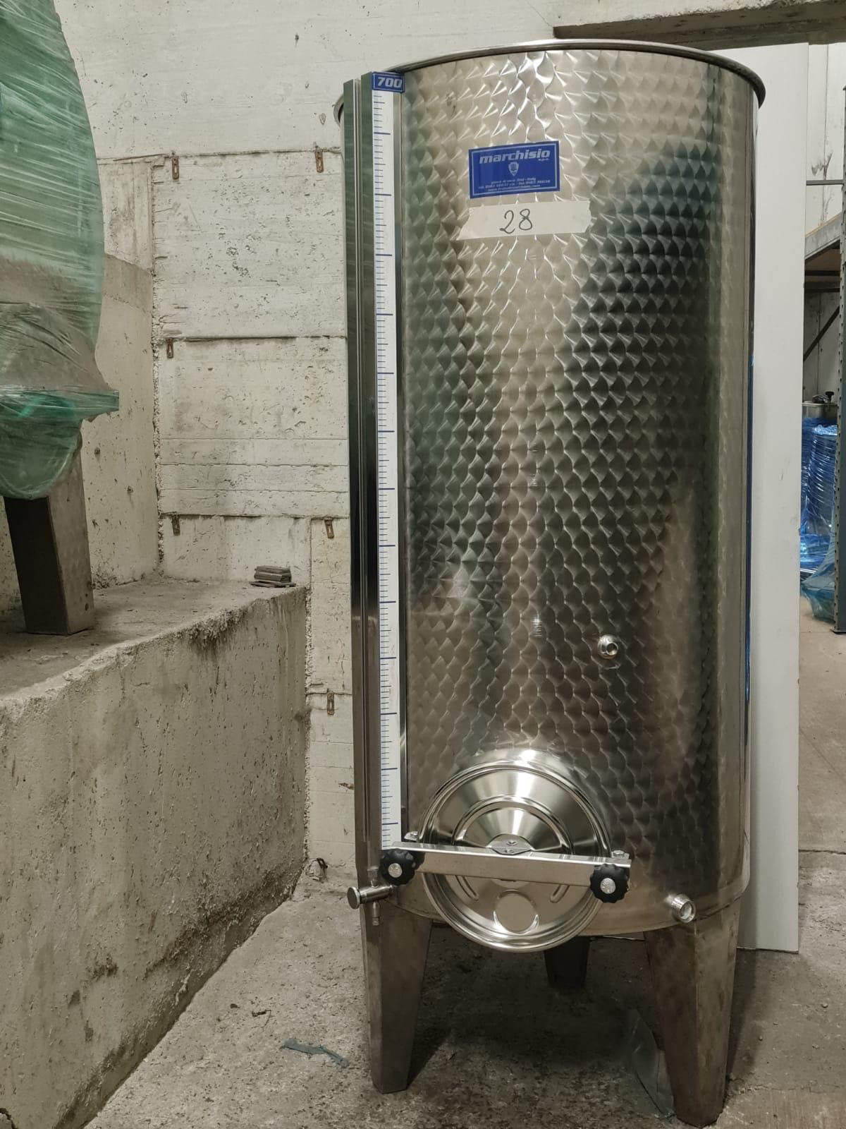 SERBATOIO INOX SEMPREPIENO AD ARIA FONDO PIANO 700 LT - OUTLET28