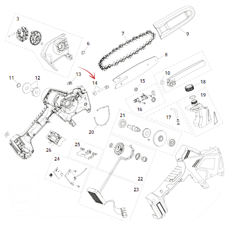 CHAIN TENSIONER KIT ZP-130