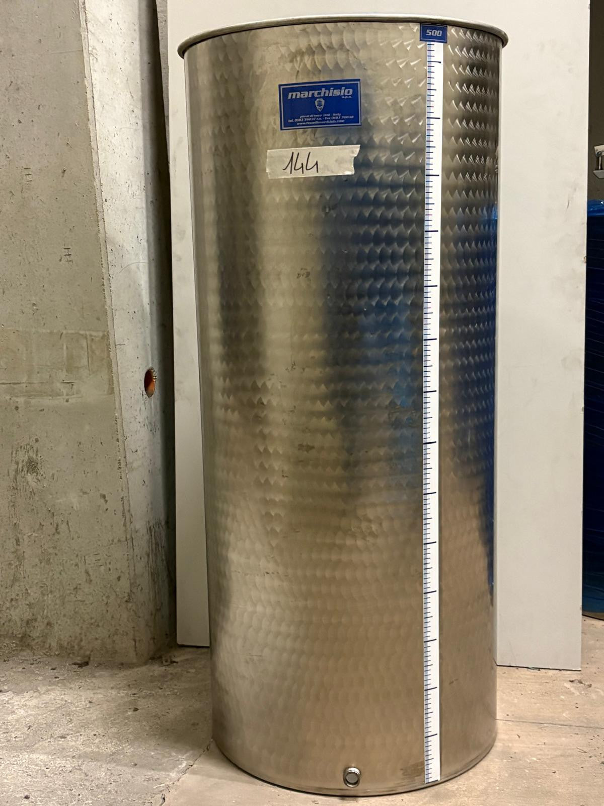 SERBATOIO INOX SEMPREPIENO AD ARIA FONDO PIANO 500SPEC LT - OUTLET144