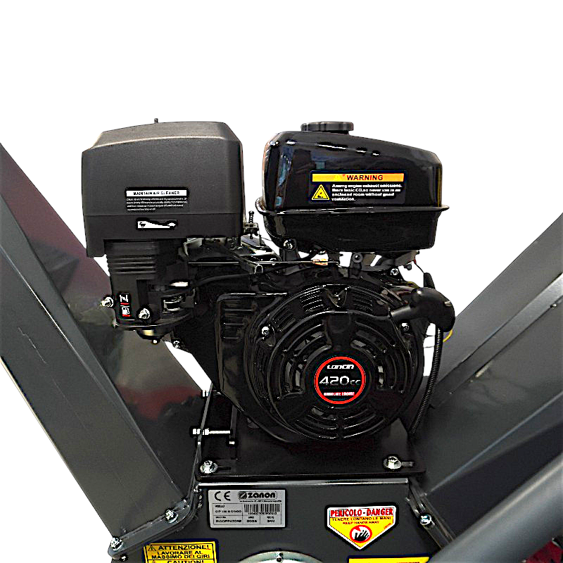 BIOCHIPPER ZANON CIP120-S ON MOTOCARRIOLA WITH 2 BINS