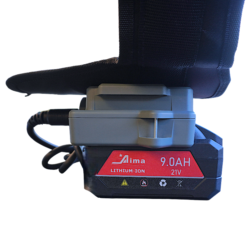 BLA3609 BATTERY BACKPACK WITH 2 BATTERIES 21V 9AH AND CHARGER